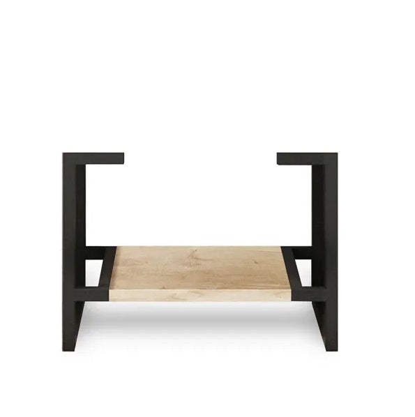 Otti Byron Natural Oak 600mm Single Bowl Floor Standing Vanity