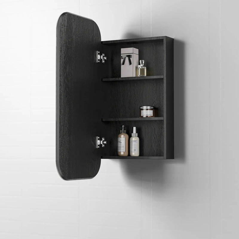 Otti Newport Black Oak Shaving Cabinet 450X900mm