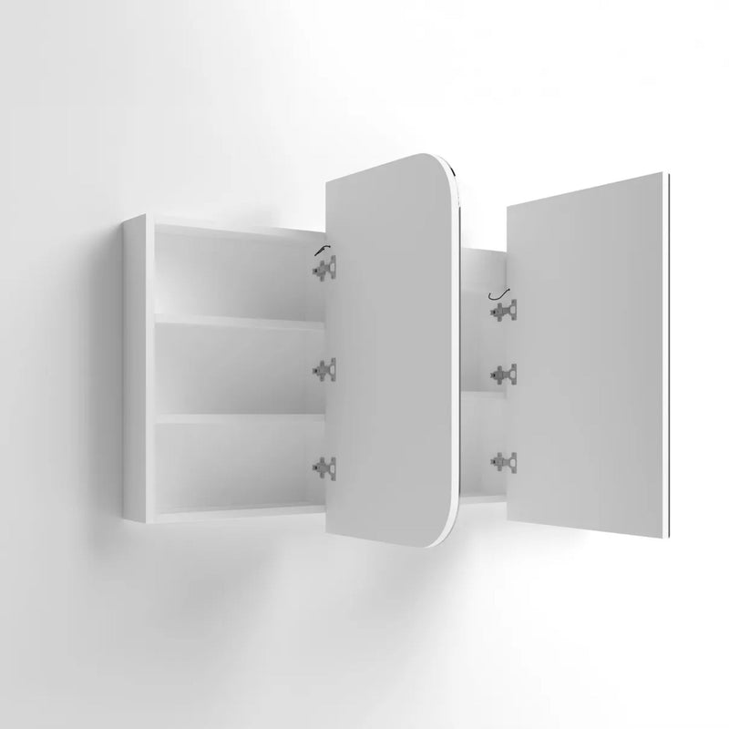 Otti Newport Matte White Led Shaving Cabinet 1500X750mm