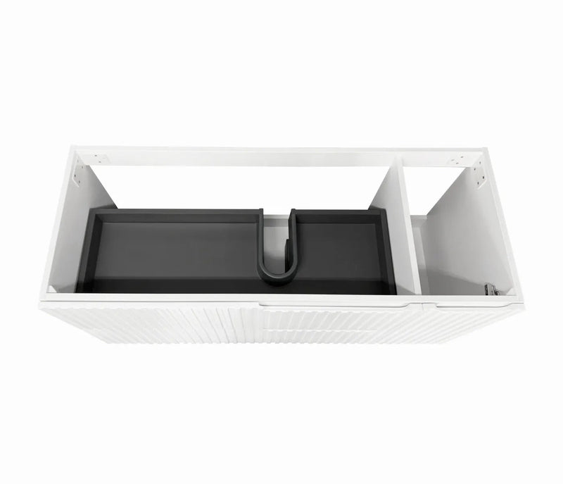 Otti Noosa Matte White 1200mm Single Bowl Wall Hung Vanity