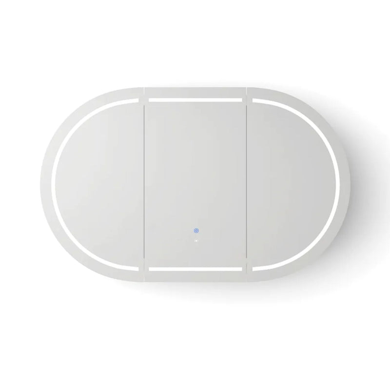 Otti Bondi Natural Oak Led Shaving Cabinet 1200X750mm