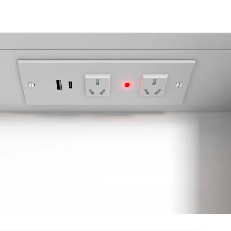 Otti Newport Matte White Led Shaving Cabinet 450X900mm