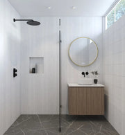 Euro Mirror - Olëk Mirror Brass - Aqualux Bathrooms