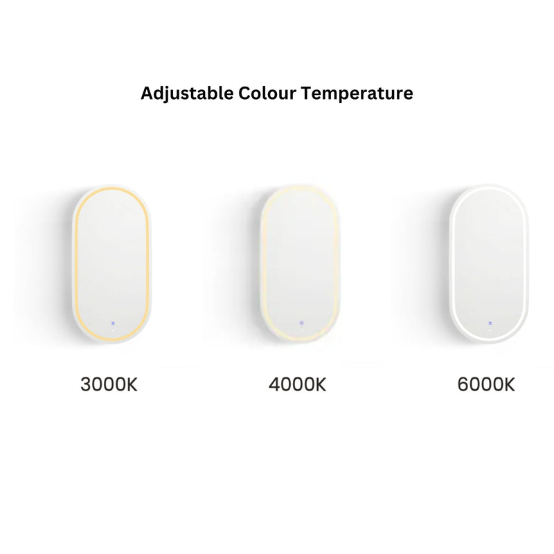 Otti Noosa Natural Oak Led Shaving Cabinet With Powerpoint 450X900mm