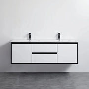PETRA Single Wall Hung  Vanity 1200 - Aqualux Bathrooms- Poseidon