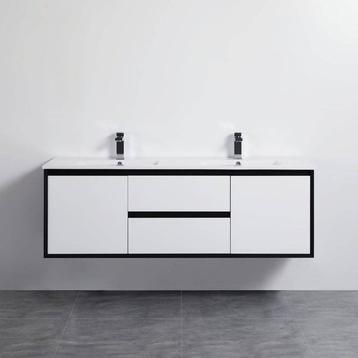 PETRA Single Wall Hung  Vanity 1200