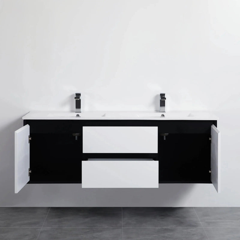 PETRA Single Wall Hung  Vanity 1200 - Aqualux Bathrooms- Poseidon