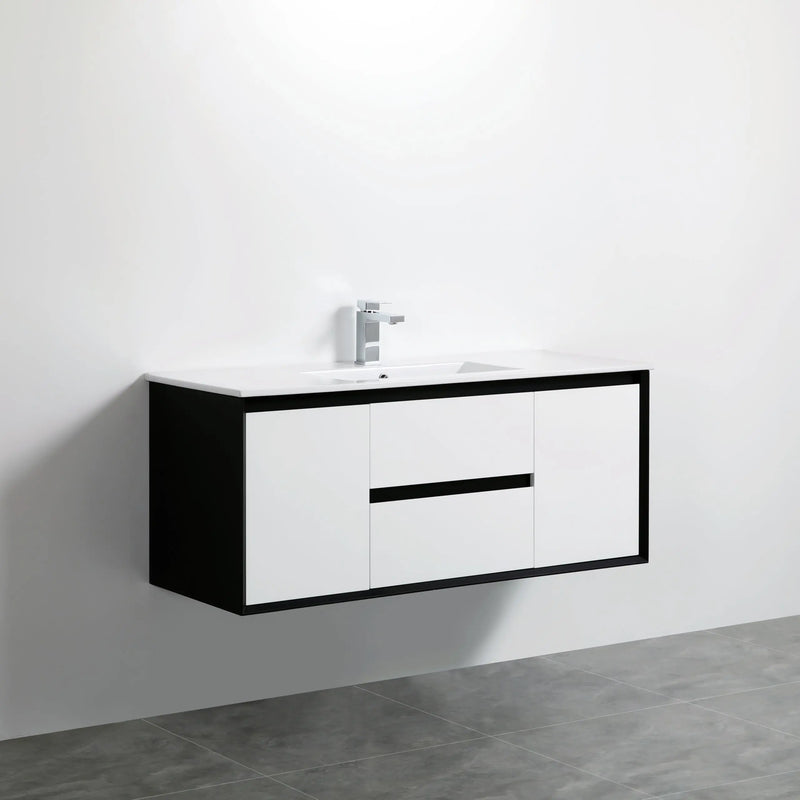 PETRA Single Wall Hung  Vanity 1200 - Aqualux Bathrooms- Poseidon