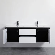 Poseidon PETRA Wall Hung Double Wall Vanity 1500 Poseidon