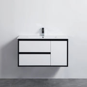 PETRA PVC Wall Hung Vanity 900 - Aqualux Bathrooms- Poseidon