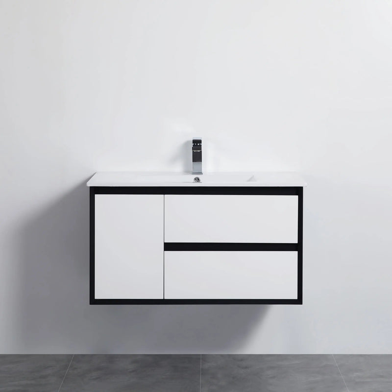 PETRA PVC Wall Hung Vanity 900 - Aqualux Bathrooms- Poseidon