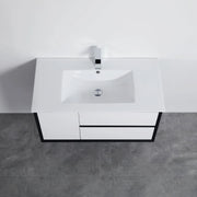 PETRA PVC Wall Hung Vanity 900 - Aqualux Bathrooms- Poseidon