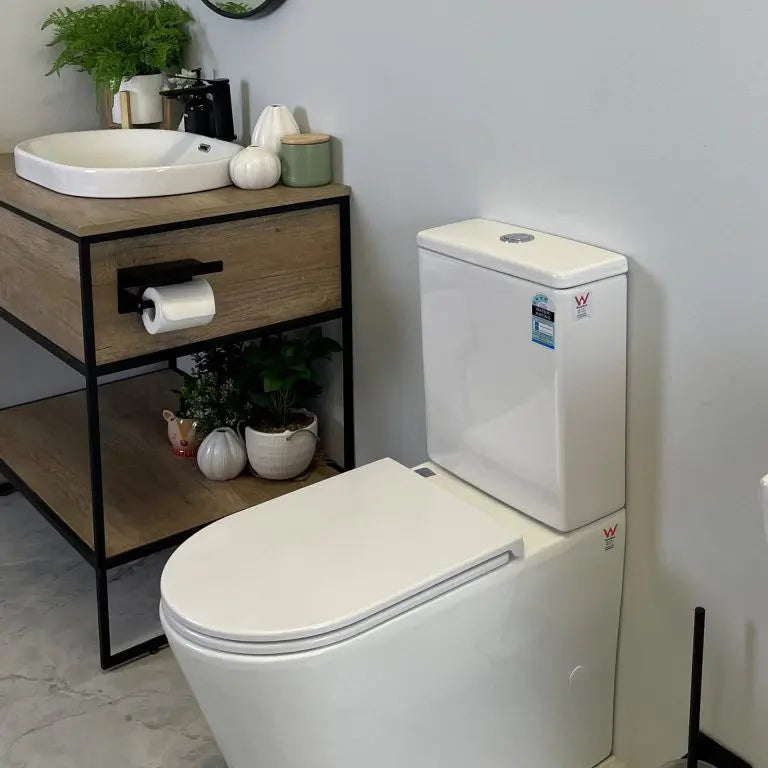 Pani Back-to-Wall Toilet Suite - Aqualux Bathrooms- Mercio