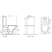 Mercio Pani Back To Wall Toilet Suite - Aqualux Bathrooms- Mercio