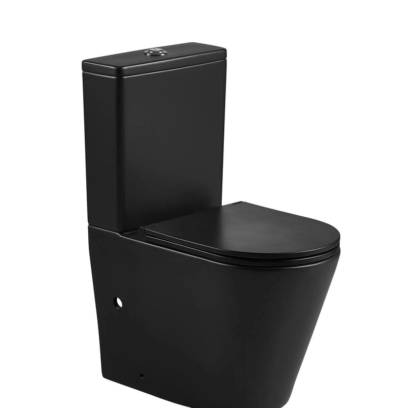 Mercio Pani Rimless Back To Wall Toilet Suite - Aqualux Bathrooms- Mercio