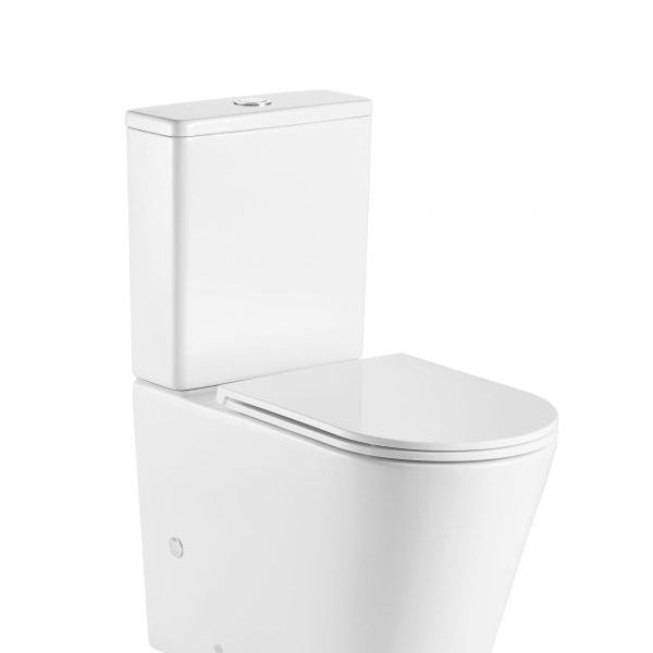 Mercio Pani Rimless Back To Wall Toilet Suite