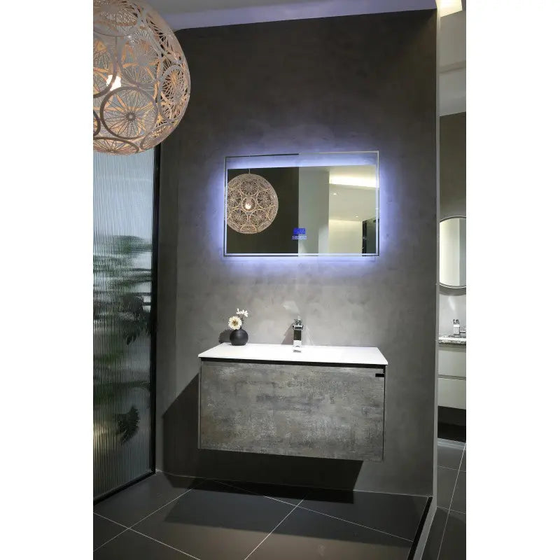 Belbagno - Belbagno Prado wall hung Vanity 1200mm - Maple Oak - Aqualux Bathrooms