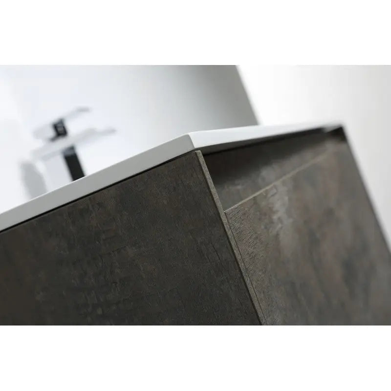 Belbagno - Belbagno Prado wall hung Vanity 1200mm - Maple Oak - Aqualux Bathrooms