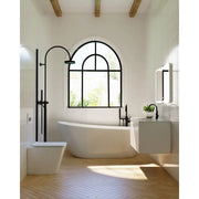 Belbagno - Belbagno Prado wall hung Vanity 750mm -  Gloss White - Aqualux Bathrooms