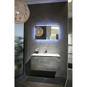 Belbagno - Belbagno Prado wall hung Vanity 900mm -  Maple Oak - Aqualux Bathrooms