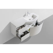 Belbagno Prospero Wall Hung Vanity 1200mm - Gloss White - Aqualux Bathrooms- Belbagno