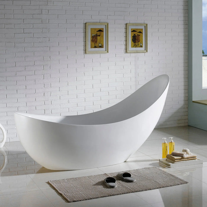 Posh Freestanding Bathtub - Non Overflow