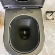 Mercio Raul99 Rimless Wall Faced Floor Toilet Pan - Aqualux Bathrooms- Mercio