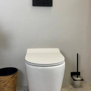 Mercio Raul99 Rimless Wall Faced Floor Toilet Pan - Aqualux Bathrooms- Mercio