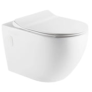 Mercio Raul99 Rimless Wall Faced Floor Toilet Pan - Aqualux Bathrooms- Mercio