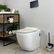 Raul99 Wall Faced Floor Toilets Pan - Aqualux Bathrooms- Mercio