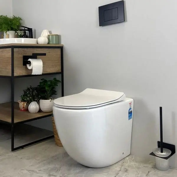 Raul99 Wall Faced Floor Toilets Pan - Aqualux Bathrooms- Mercio