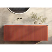 Belbagno - Belbagno Rimini wall hung Vanity 1200mm- Potter's Clay - Aqualux Bathrooms
