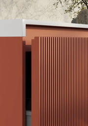 Belbagno - Belbagno Rimini wall hung Vanity 600mm - Potter's Clay - Aqualux Bathrooms