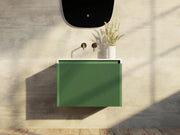 Belbagno - Belbagno Rimini wall hung Vanity 600mm -  Rain Forest - Aqualux Bathrooms