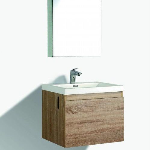 Belbagno Roxanne 600MM Wall Hung Vanity - White Oak