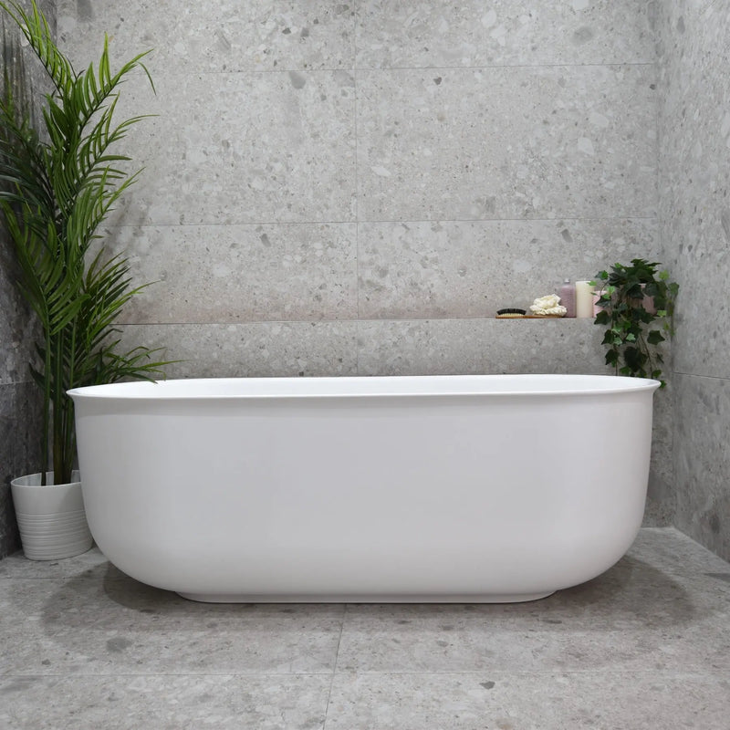 Poseidon Mayfair Classic 1700mm Floating Oval Freestanding Bathtub (No Overflow) Poseidon