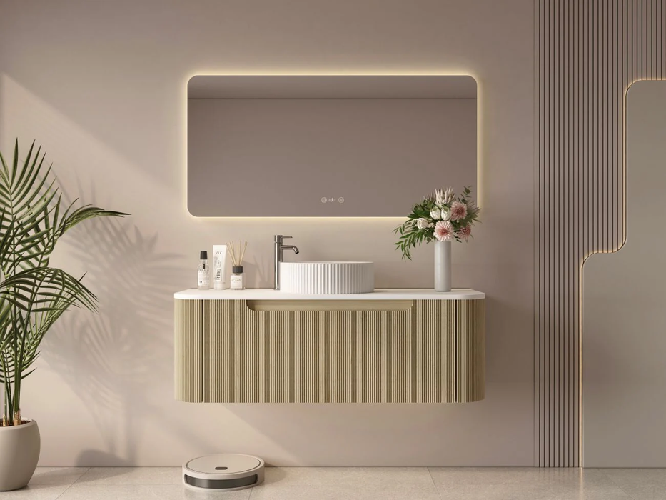 Rome Wall Hung Vanity Bur Oak 1200mm