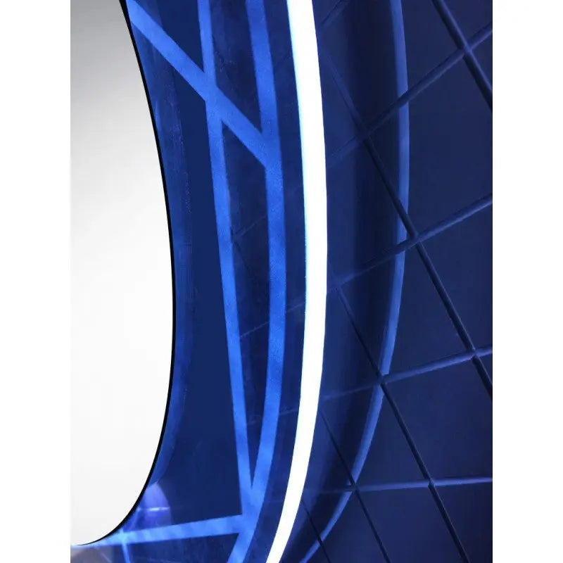 Belbagno - Belbagno Soho LED Bath Mirror 800mm - Glass - Aqualux Bathrooms