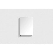 Belbagno - Belbagno Aluminium LED Mirror Cabinet 500mm- Aluminium - Aqualux Bathrooms