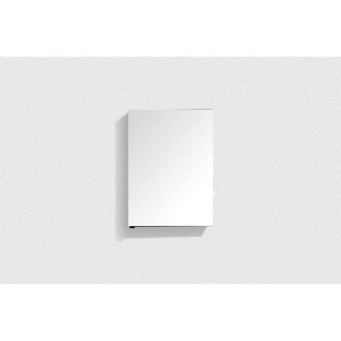 Belbagno Aluminium LED Mirror Cabinet 500mm- Aluminium