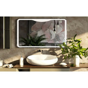 Belbagno - Belbagno Bath Mirror LED 1200mm - Glass - Aqualux Bathrooms