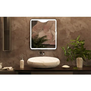 Belbagno - Belbagno Bath Mirror LED 600mm - Glass - Aqualux Bathrooms