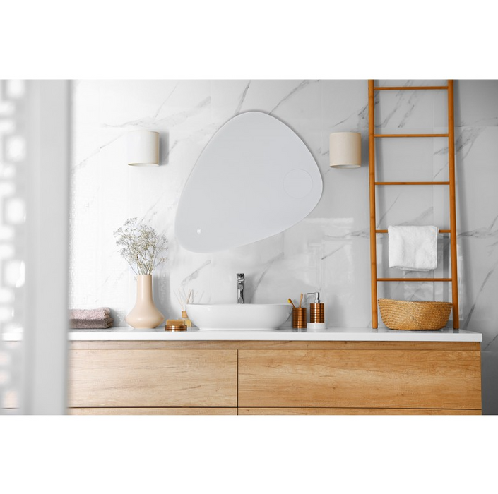 Belbagno Triangolo Led Bath Mirror 797mm - Glass