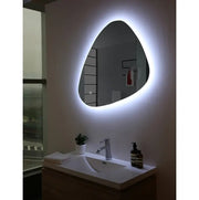 Belbagno - Belbagno Triangolo Led Bath Mirror 797mm - Glass - Aqualux Bathrooms