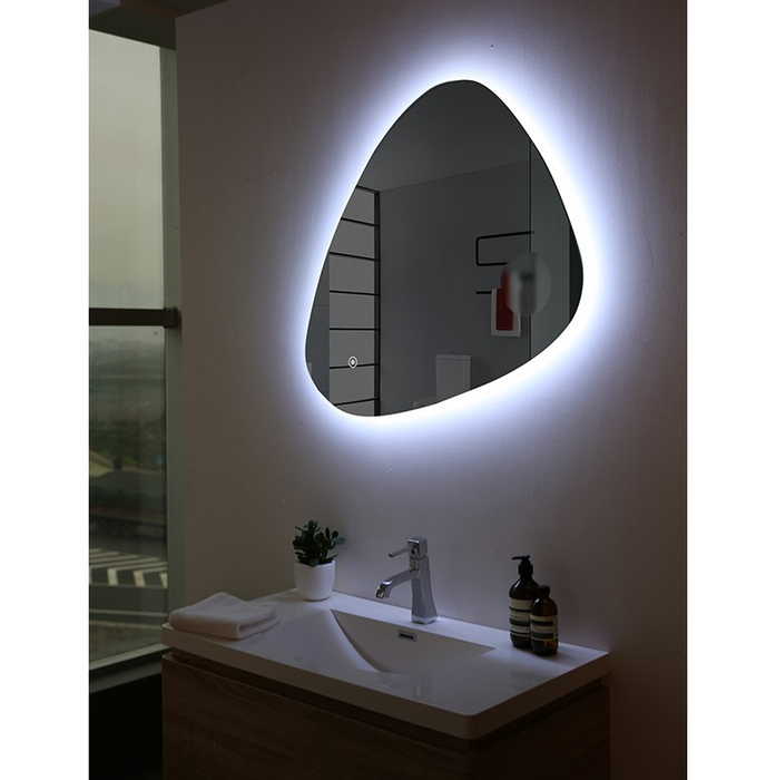 Belbagno Triangolo Led Bath Mirror 797mm - Glass