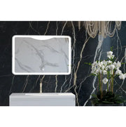 Belbagno - Belbagno Bath Mirror LED 900mm - Glass - Aqualux Bathrooms