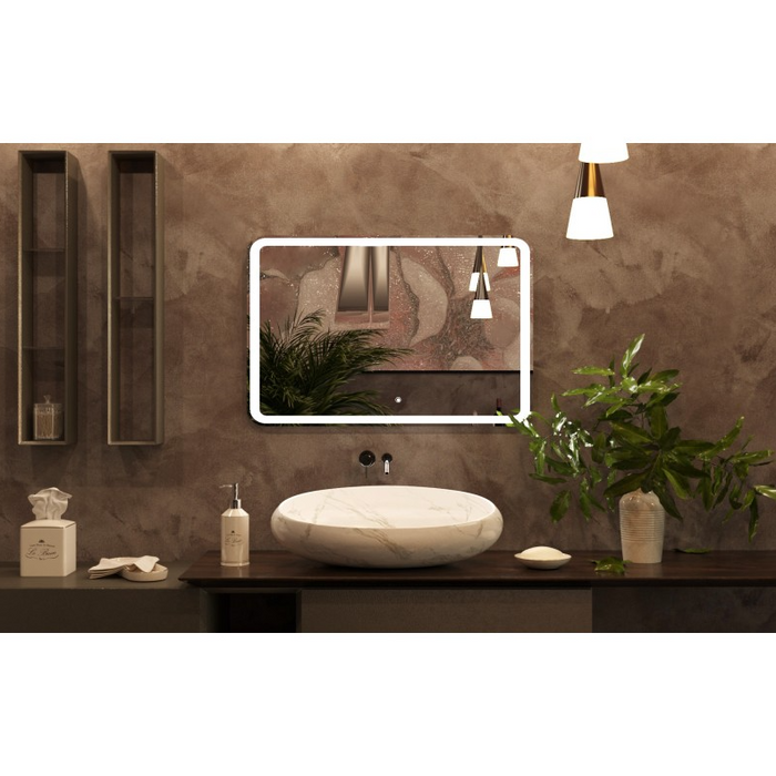 Belbagno Bath Mirror LED 900mm - Glass