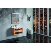 Belbagno - Belbagno Manhattan Bath Mirror 600mm - Glass - Aqualux Bathrooms