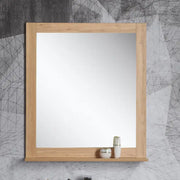 Belbagno - Belbagno Manhattan Bath Mirror 800mm- Glass - Aqualux Bathrooms