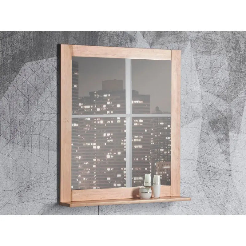 Belbagno - Belbagno Manhattan Bath Mirror 800mm- Glass - Aqualux Bathrooms